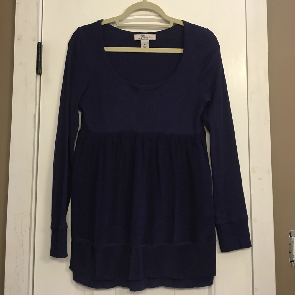 Women’s Mixed Media Tunic. Size M